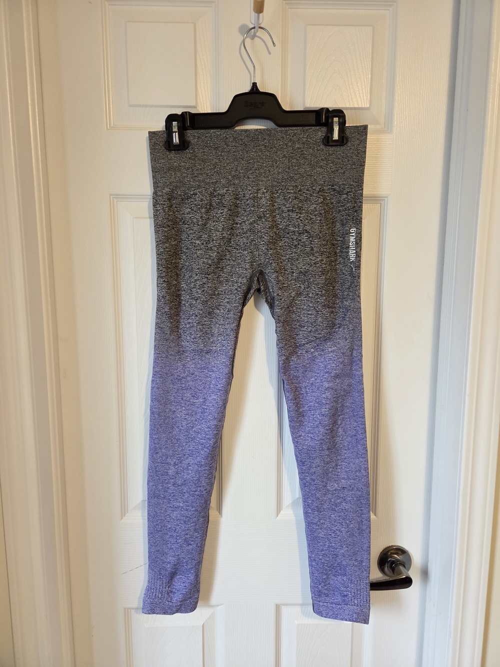 Gymshark Gray to Purple Ombre Seamless Leggings